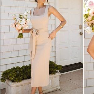 Eden Mini Dress | Champagne Stretch | Show Me Your Mumu